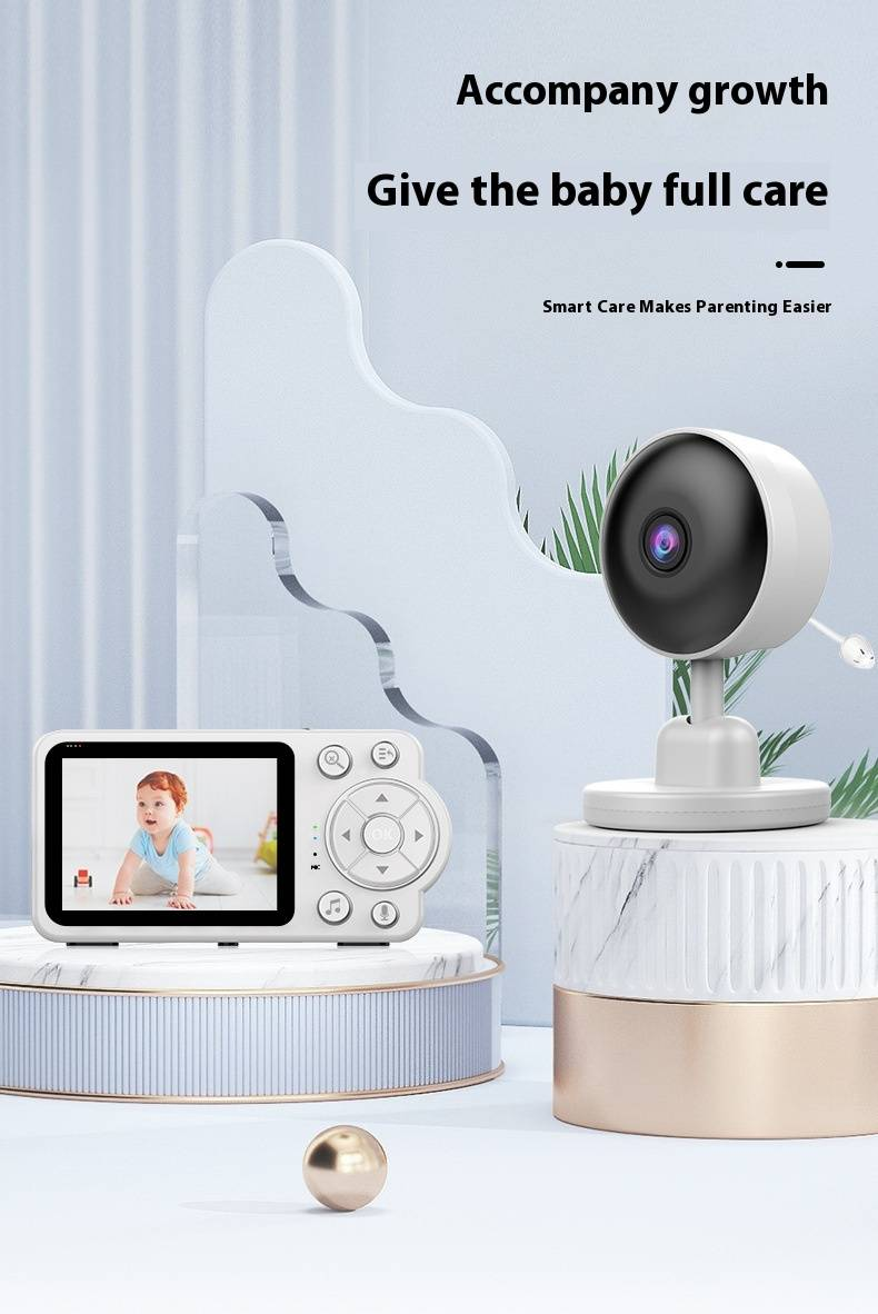 Baby Monitor With 2.8" Screen - Wireless, Cry Detection, Feeding Alerts, Indoor Camera_voghion.com