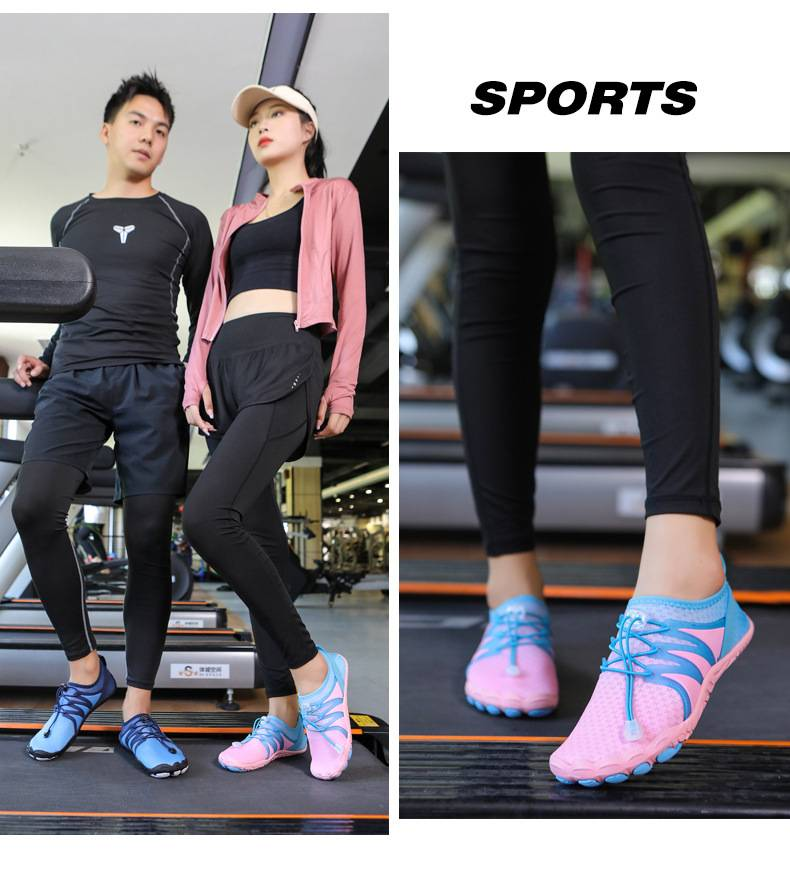 Breathable Quick-Dry Water Shoes – Lightweight Aqua Socks For Swimming, Yoga & Outdoor Adventures (Low-Cut, Stretch Fit, Unisex)_voghion.com