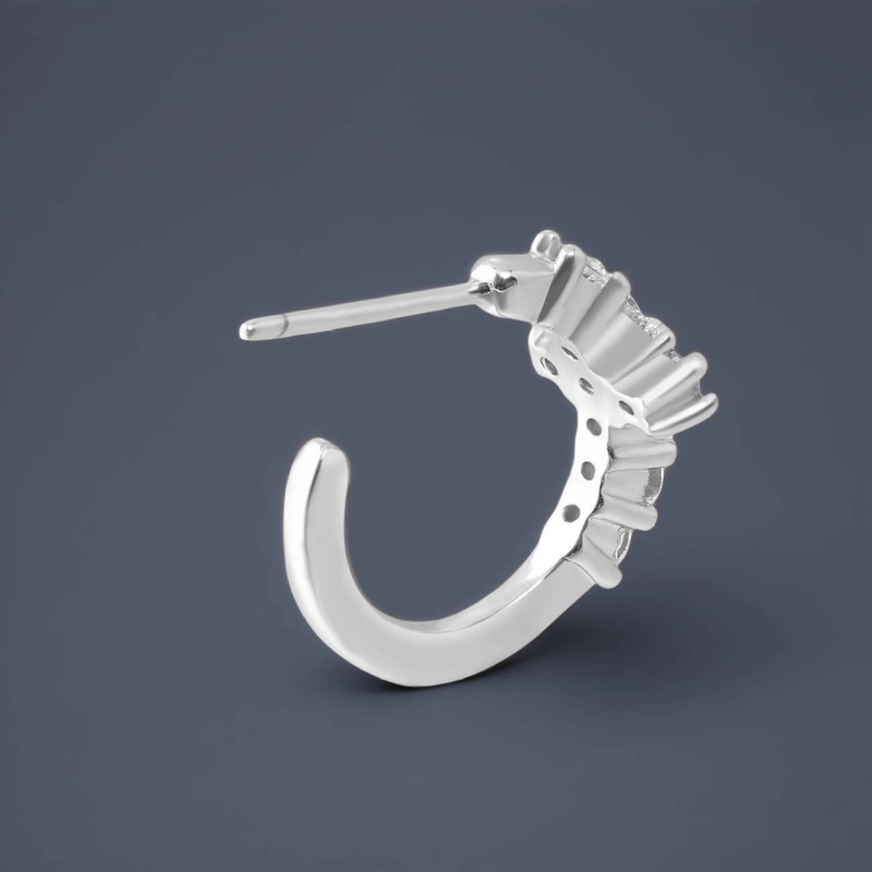 Orecchini a croce gotici per uomo e donna in stile hip hop, orecchini a bottone con zirconi cubici e perni in argento sterling 925, orecchini a cerchio geometrici_voghion.com