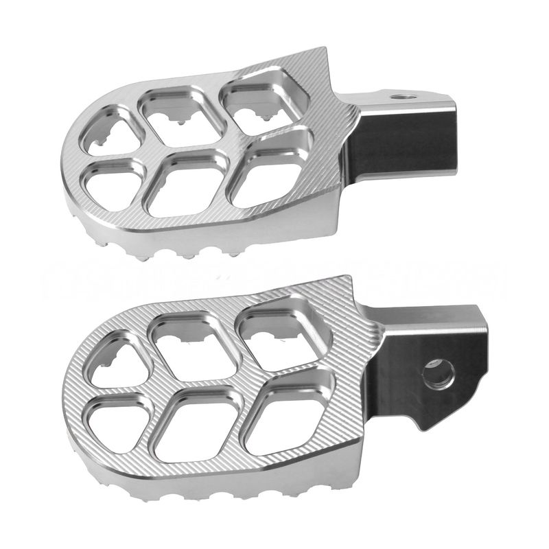 Pedane in lega di alluminio CNC per motociclette elettriche - Vestibilità universale, resistenti e leggere (rosso/blu/nero/argento)_voghion.com