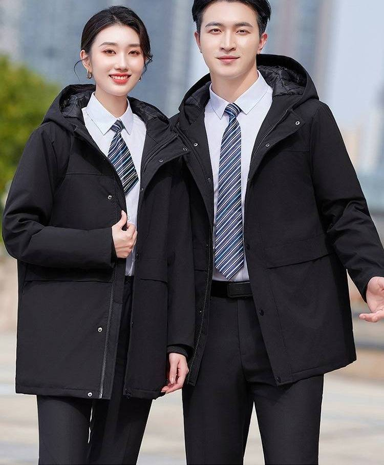 "Heavy-Duty Winter Work Jacket For Property Management & Security – Men’s & Women’s Professional Parka"_voghion.com