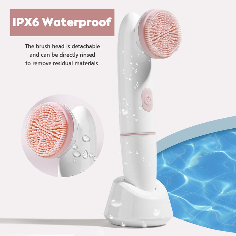 Novo 2-em-1 silicone limpeza facial dos poros e beleza limpador elétrico ultrassônico_voghion.com