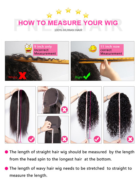 Pelucas de cabello humano ondulado para mujer, peluca con cierre de encaje 4x4, pelucas de cabello humano ondulado sin pegamento brasileño Remy, Color Natural prearrancado_voghion.com