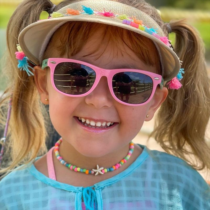 Neue modische Silikonbrille mit Anti-UV-Schutz für Babys, personalisierte farblich passende polarisierte Kindersonnenbrille_voghion.com