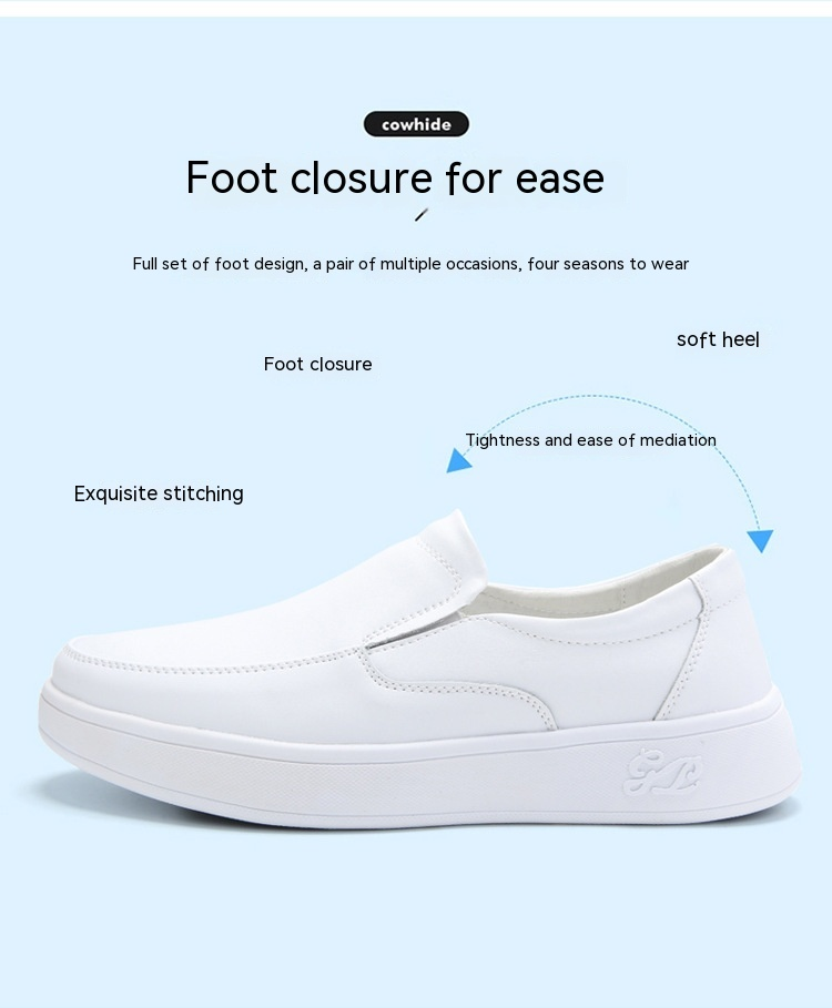 Herren Lederschuhe Tennisschuhe Sneakers Canvas Gummisohle Fußgewölbeunterstützung Bequeme, vielseitige Sneakers_voghion.com