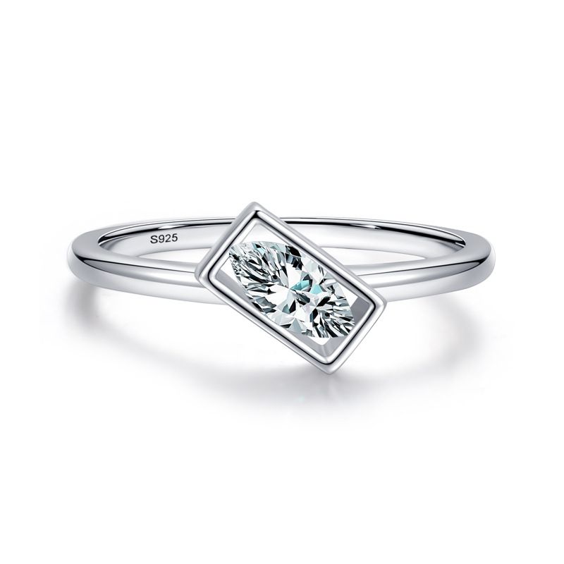 Tancise Anello in argento con zirconi classici Gioielli da donna Promessa di nozze Regalo per feste_voghion.com