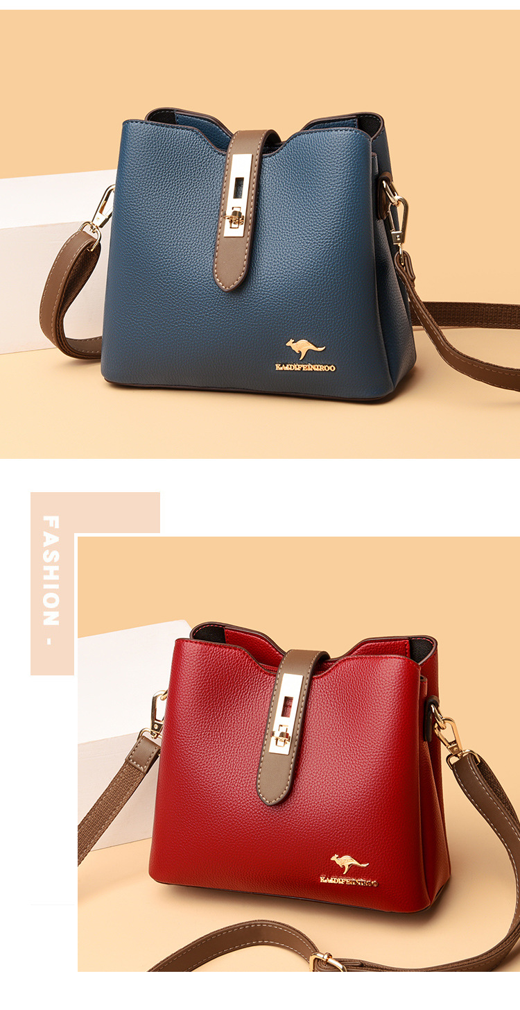 Bags for women new 2024 crossbody shoulder bag for women contrasting color fashion women's bucket bag for women European and American_voghion.com