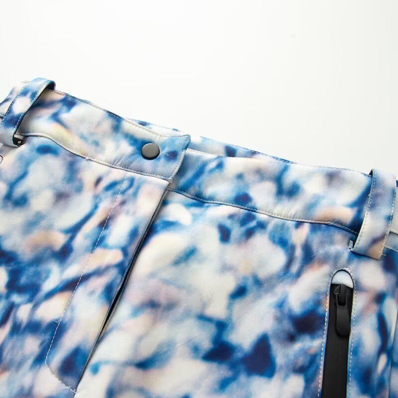 Completo da sci da donna: giacca e pantaloni in poliestere caldi e comodi per sport invernali e attività all'aperto_voghion.com