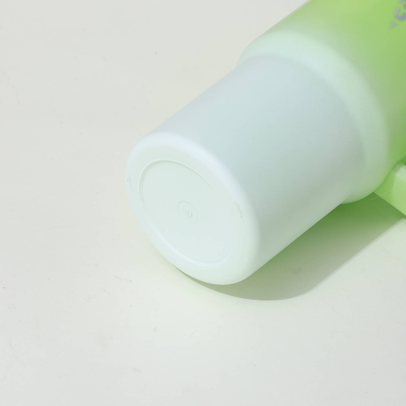 40oz Car Cup Gradient Color Water Cup Portable Handheld Plastic Cup High Value Straw Cup Three Piece Kettle_voghion.com