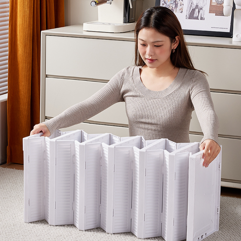 Family Organizer składany schowek na buty składany organizer na buty bez montażu pyłoszczelny i oszczędzający miejsce_voghion.com