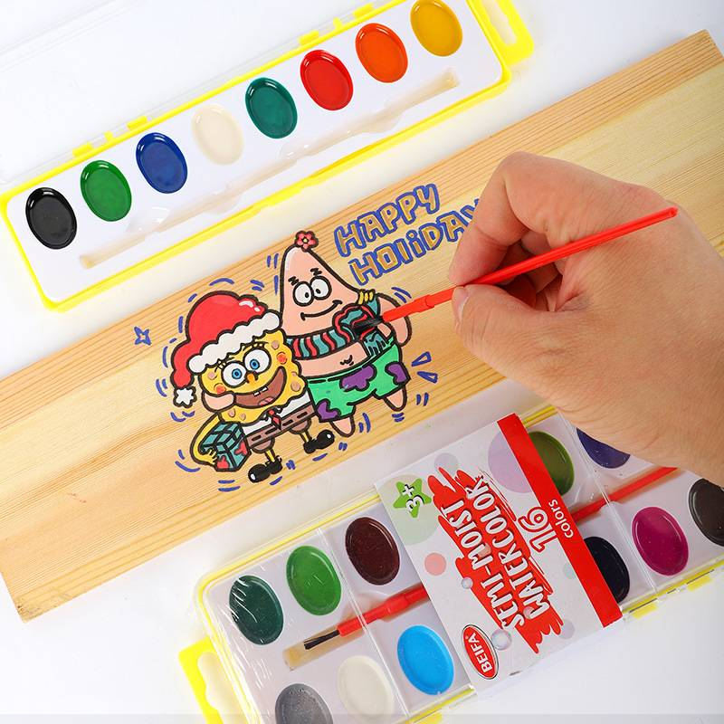 Marker Pens Creative Student Art Semi Dry Powder Pigment 8 Color Set Safe And Reliable Bright Colors_voghion.com