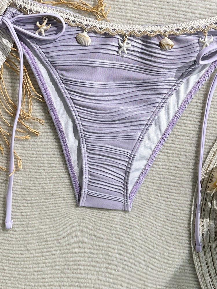 Damenbekleidung Neue Sexy Einfarbig Tube Top Shell Damen Strandurlaub Badeanzug Bikini_voghion.com