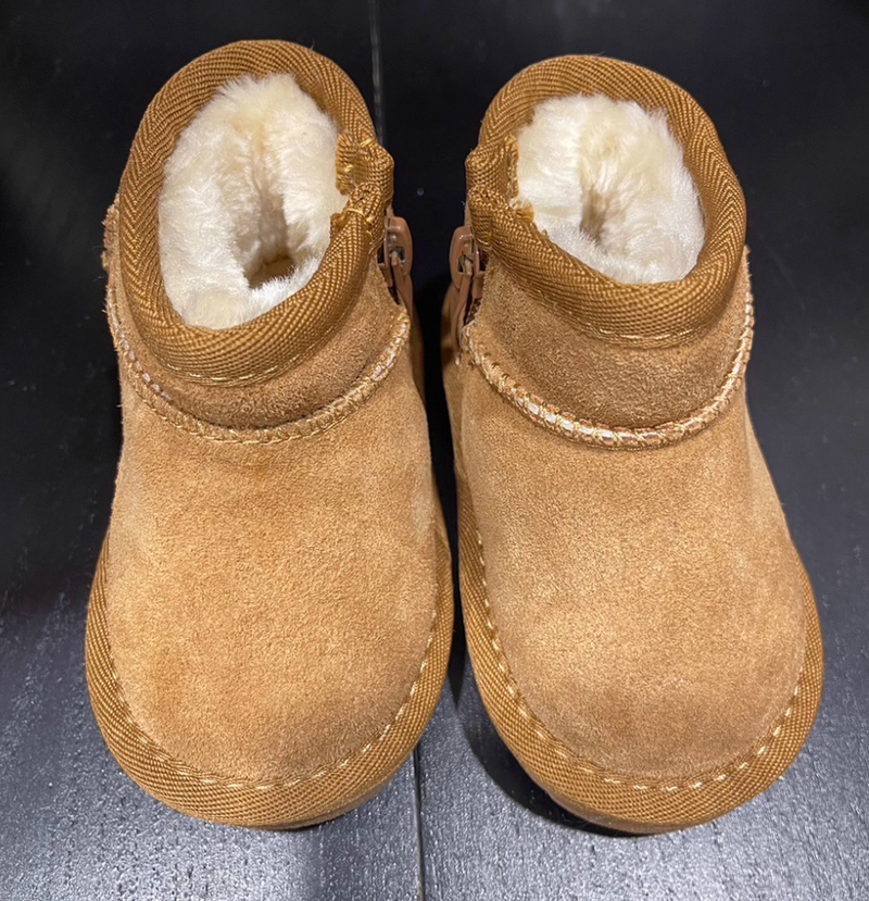 Vauvan lumisaappaat Talvi Fleece Lämpimät Vauvan Kengät Lasten Talvikengät Naisten Pehmeäpohjaiset Taaperoiden kengät Miesten Vauvan Kengät_voghion.com