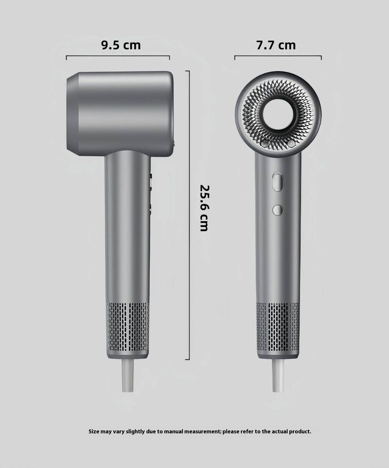 Asciugacapelli da parete - Motore brushless da 1600 W, asciugatura ad alta velocità a 110.000 giri/min, 3 impostazioni di calore e protezione dal surriscaldamento_voghion.com