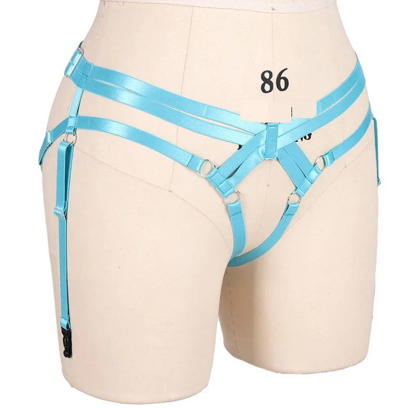Suspenders Thigh Band Triangle Shorts Gothic Accessories Leg Harness Garter Belts Stockings Sexy Lingerie Women Body_voghion.com