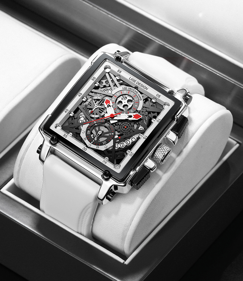 2021 Men Watch Top Brand Luxury Waterproof Quartz Square Wristwatche For Men Date Sport Hollow Clock Male Zegarek Mesk_voghion.com