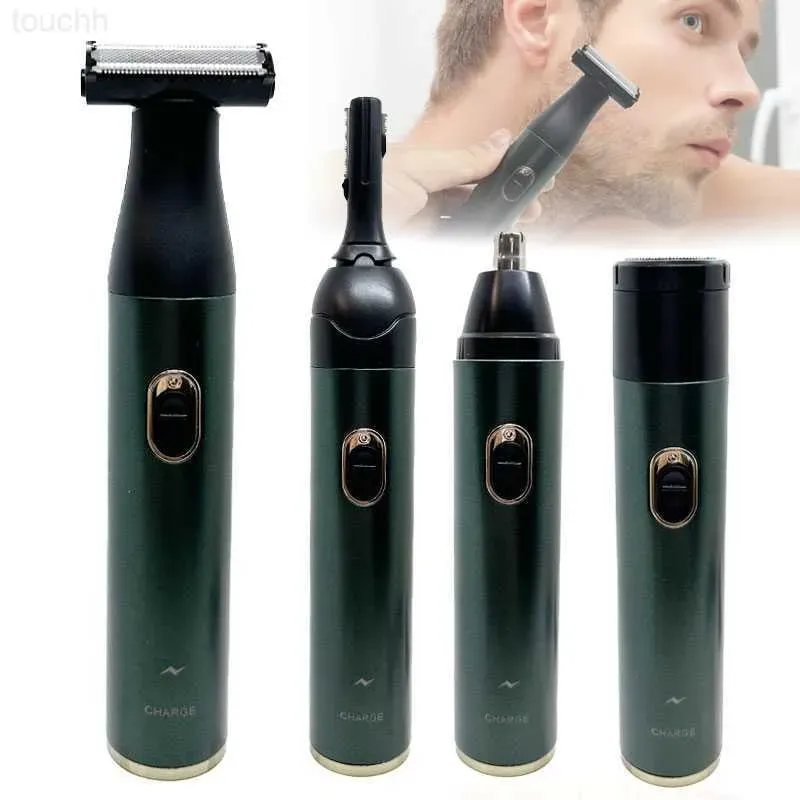 Electric Nose Ear for Men Rechargeable Grooming Kit Include Eyebrow Trimmer Facial Hair Removal Shaver L230823_voghion.com