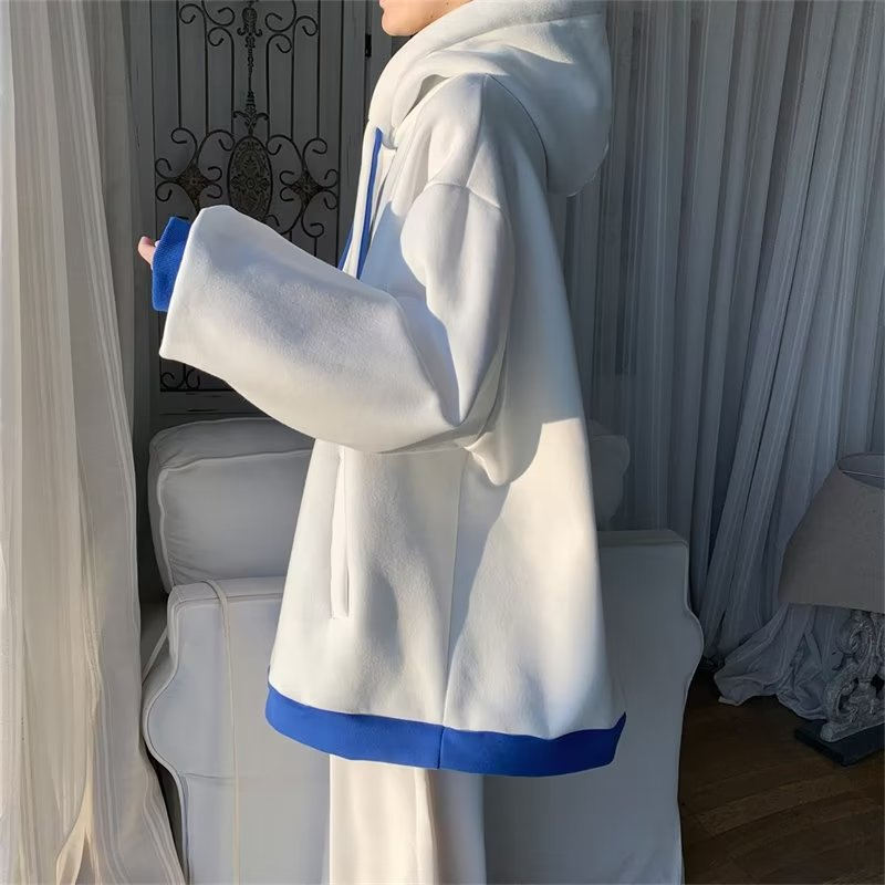 Jaqueta masculina com capuz, marca de moda e primavera, casual, outono_voghion.com