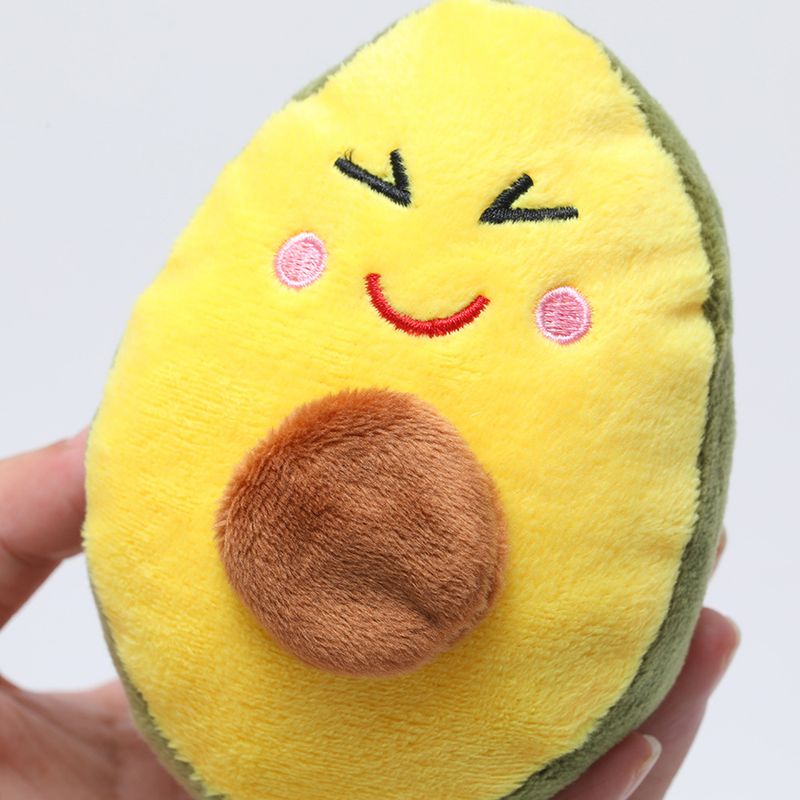 Guangying Dog Molar Toy Bittålig Mjuk Bekväm Söt Avokado Form Sällskapsdjur Hund Tuggande Ljud Leksak Djurtillbehör_voghion.com