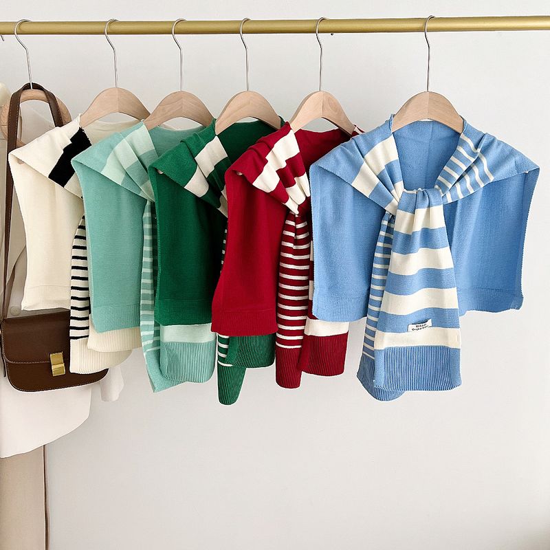 Nuovo capospalla a righe autunnale, decorazione del colletto da donna per uscire, camicie abbinate, versatili ed eleganti_voghion.com