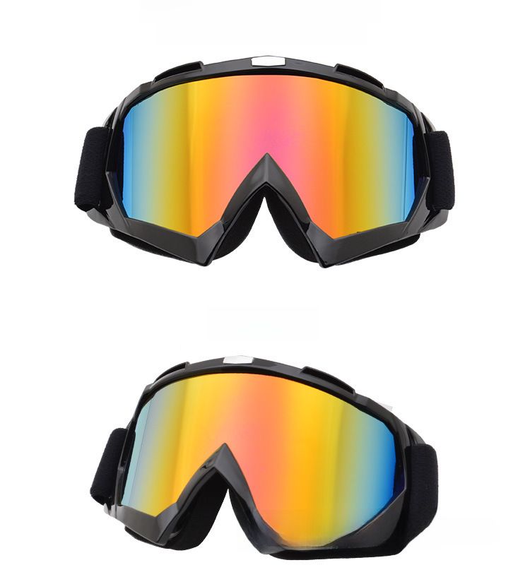 Cycling Eyewear Motorcycle Goggles Outdoor Motorcycle Goggles Cross-country Goggles Helmet Glasses Single-layer Ski Goggles Riding Glasses_voghion.com