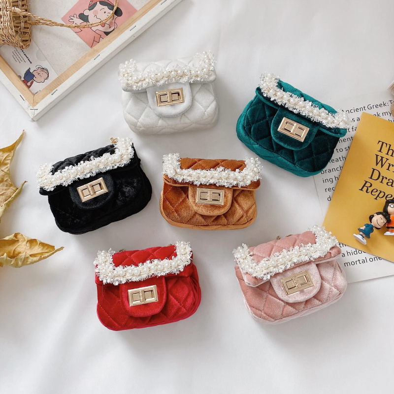 Mochilas para niñas, de invierno, de color liso, minibolsos cruzados de tela vaquera para mujer, bolso de hombro tipo mensajero, monederos para niños y_voghion.com