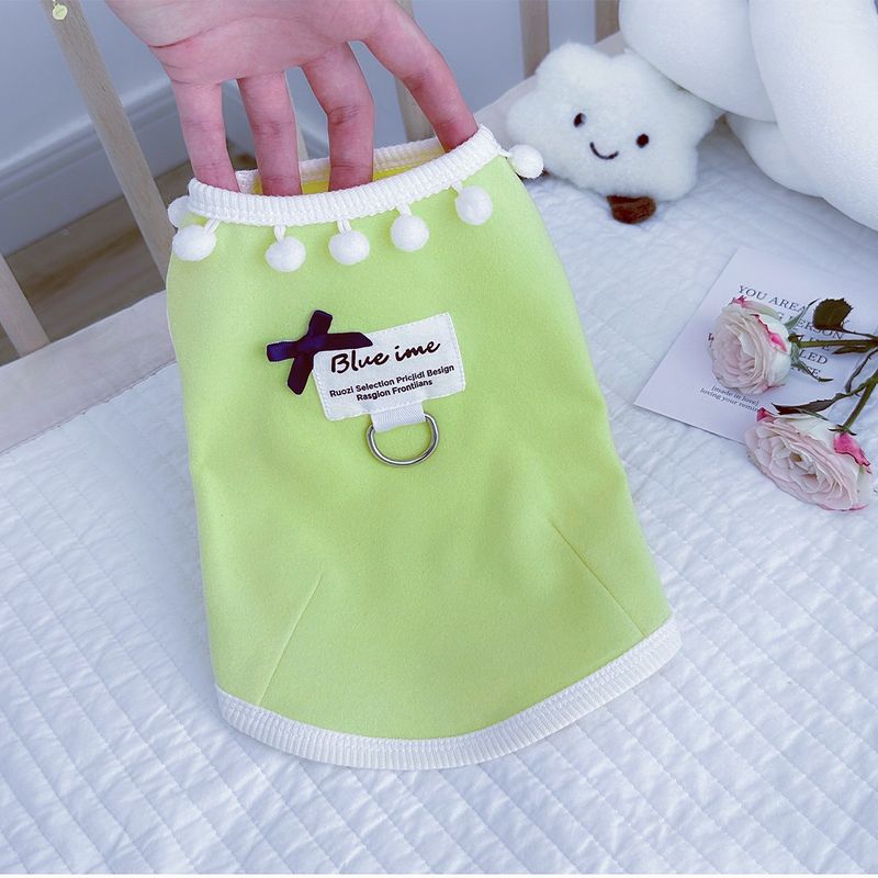 Chaleco de algodón fino para mascotas, perros y gatos, de primavera, ultra suave, con bloques de color, ideal para todas las estaciones, universal, capa base._voghion.com