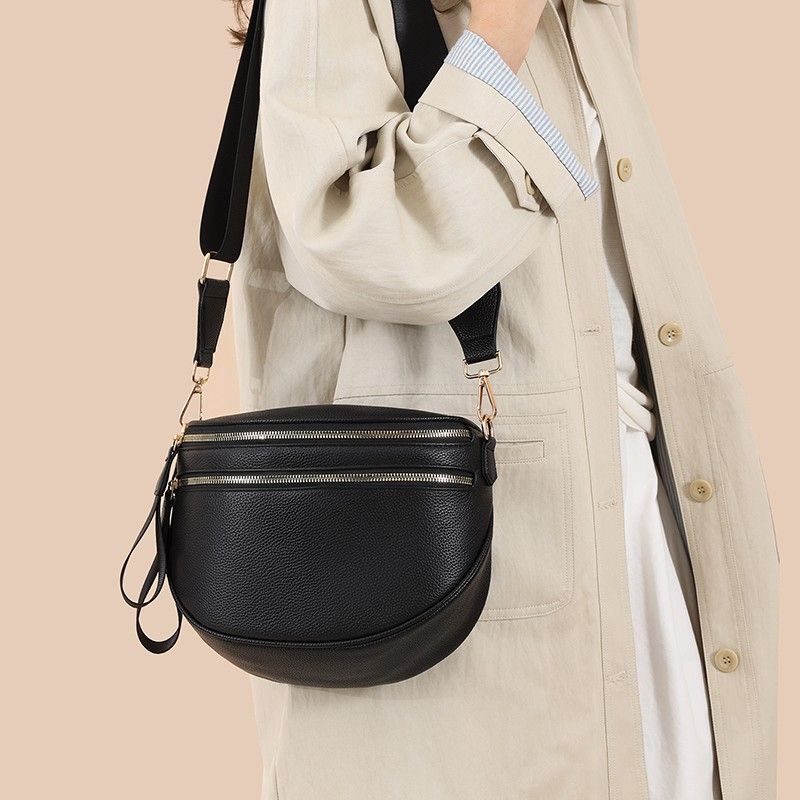 Nuova borsa a tracolla da donna del 2025 con tracolla larga, alla moda, alla moda, monospalla, casual, versatile._voghion.com