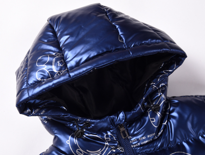 barneklær Cuhk barnedun polstret polstret jakke for barn fritidsjakke med hette polstret_voghion.com