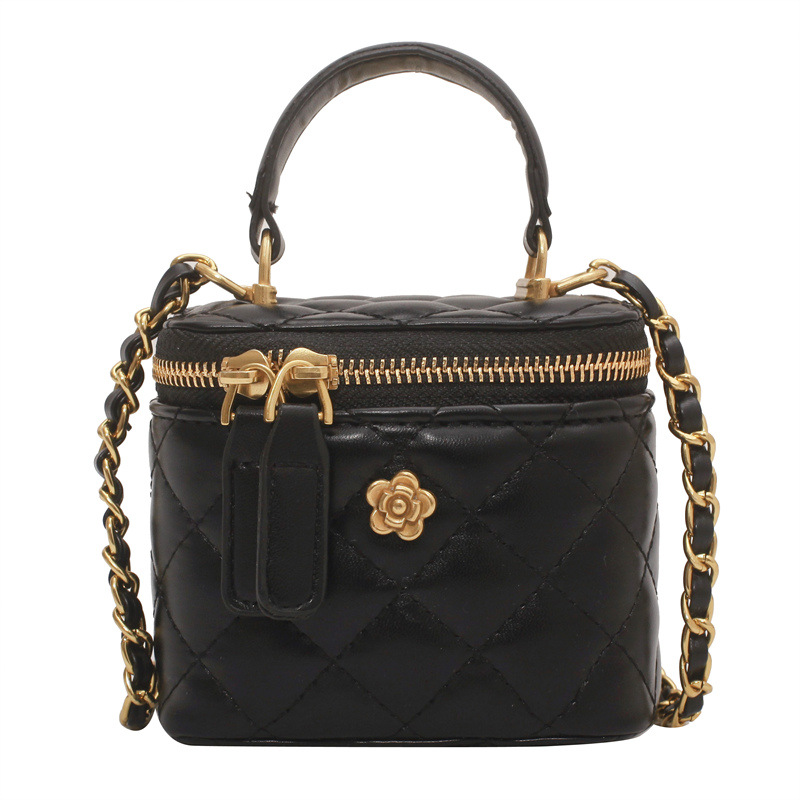 Lingge Kettentasche Damen 2023 neue Minitasche Persönlichkeit Pop ausländisches Temperament Umhängetasche Eimertasche_voghion.com