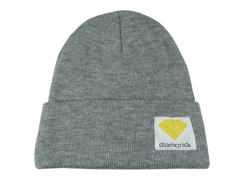Diamond1 Beanie1 rudens žiemos Patogios minkštos megztos pupelės Šiltos kaukolės pupelės moterims Vyriškos lauko vėjui atsparios apsidraudimo kepurės Vyriškas gaubtas_voghion.com