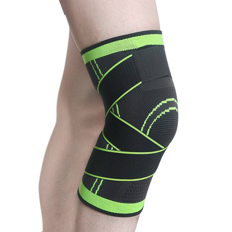 Genouillères de compression tricotées pour le sport, la course à pied, le cyclisme, le basket-ball, les genouillères respirantes, le fitness en plein air, l'alpinisme_voghion.com