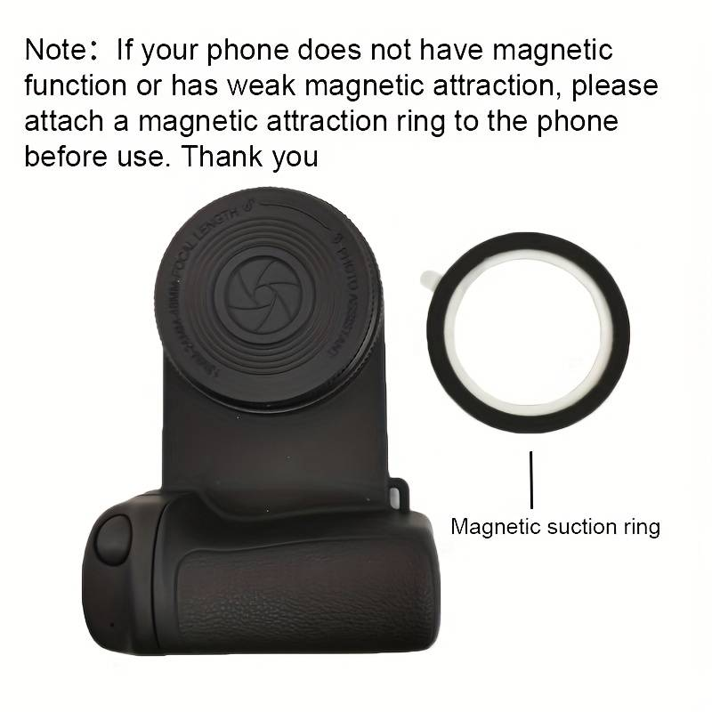Die Bluetooth-Assist-Kamera für Mobiltelefone eignet sich für Live-Fotoaufnahmen. Tragbares Bluetooth-Kamerazubehör mit Magnetunterstützung._voghion.com