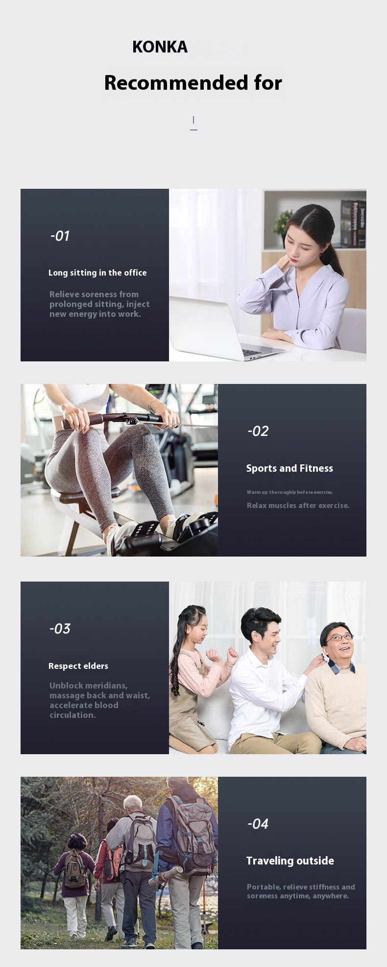 Deep Tissue Massage Gun – 99-Speed Percussion Massager With 8 Attachments, LCD Screen & Quiet Brushless Motor, Portable Muscle Relaxation_voghion.com