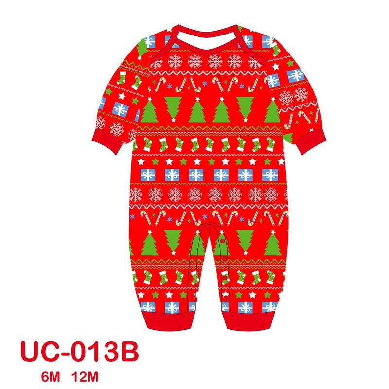 Christmas Family Matching Pajama Set – Cozy Long-Sleeve Sleepwear With Holiday Letter Print & Plaid Design (Dad/Mom/Kids, S-3XL, 25 Sizes)_voghion.com
