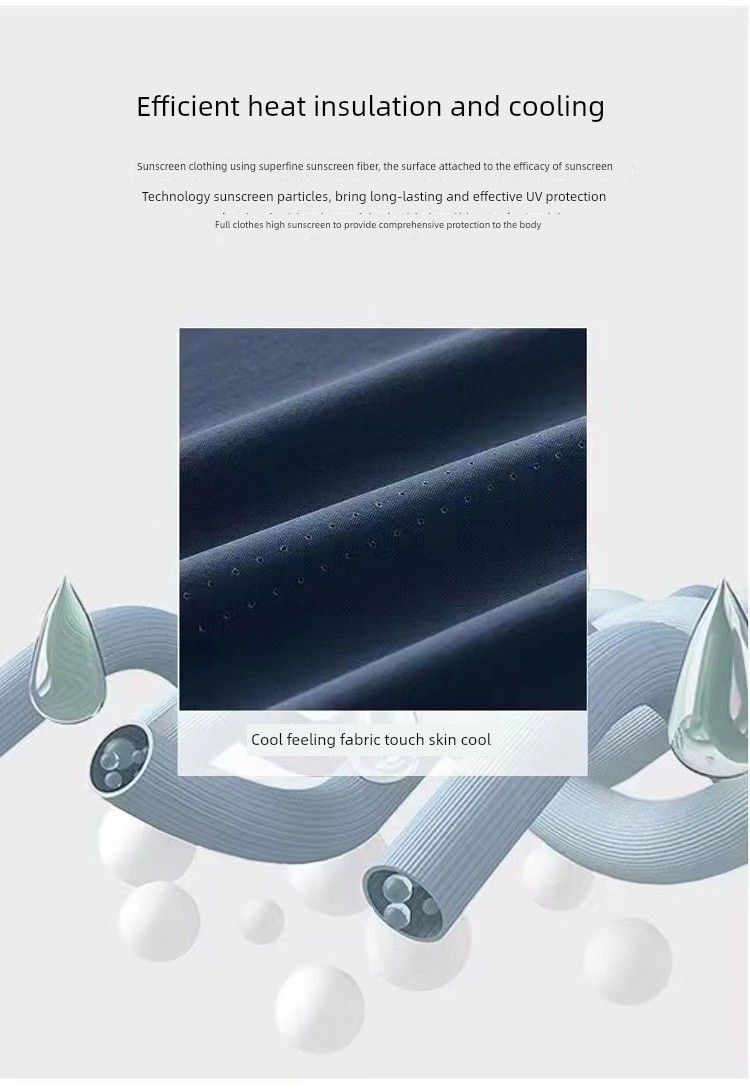 Sun Clothing Men's Summe Quick-Dying Beathable Ice Silk UV Potection Outdoo Spots Fishing Sun-Poof Clothes_voghion.com