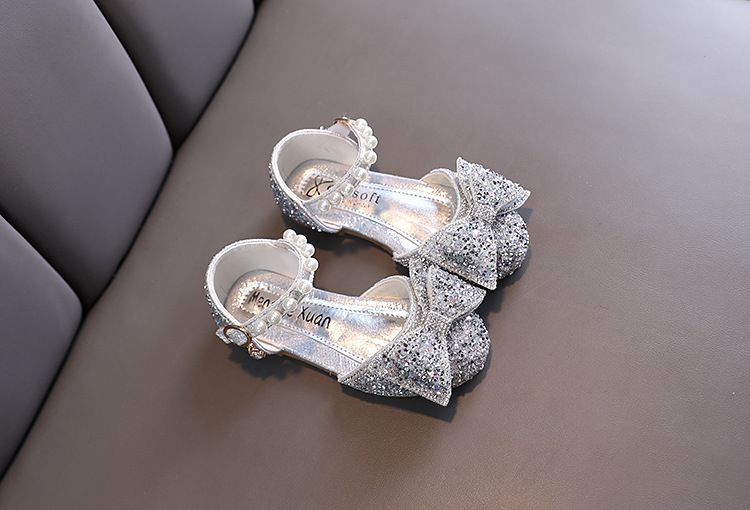 Mädchen Prinzessin Kleine Und Große Kinder Einzelnen Schuh Dance Show Schuh Bogen Mädchen_voghion.com