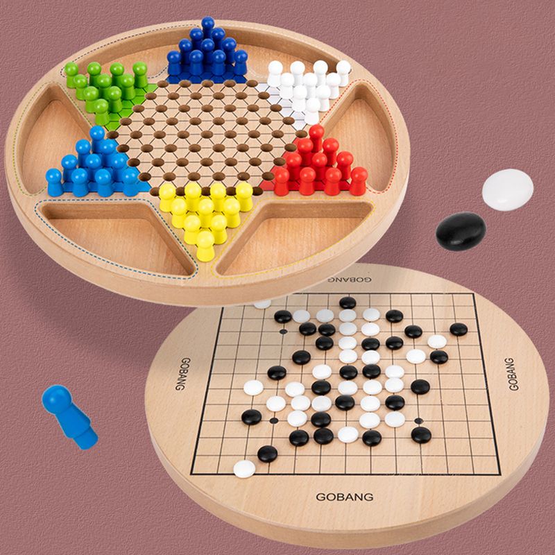 Gobang Non-toxic Family Game Environment Friendly Combo Game With Chess Ludo Chinese Checkers Toys For Kids_voghion.com