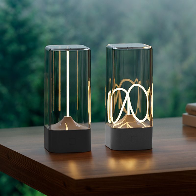 A6 Quantum Magnetic Night Atmosphere Interior Dormitor Lampă Creative Cadou Curbat Îndoire Lumină_voghion.com