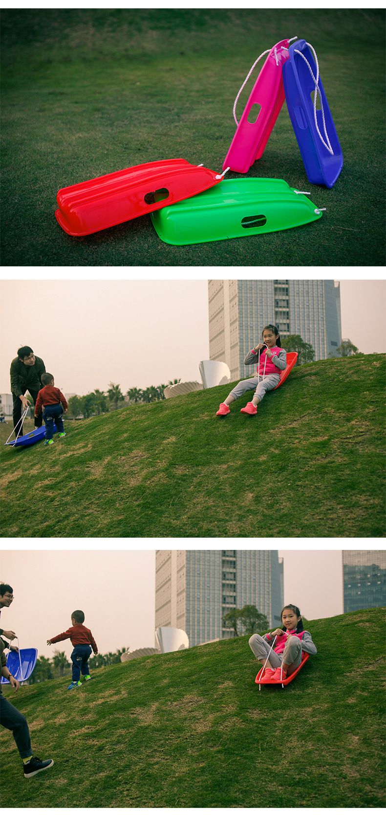 ✅89cm Large Children's Snowboard Brand New PE Material Sandboard Grassboard Sled Boat-shaped Snowmobile Wholesale_voghion.com