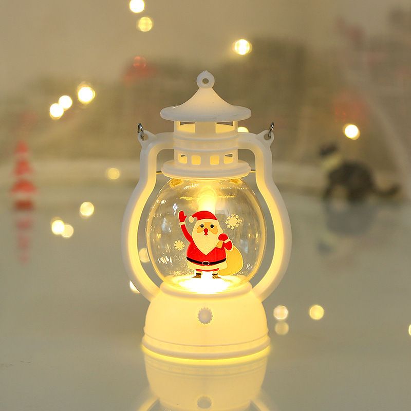 Pony Lantern Night Light Handheld Small Oil Lamp Kindergarten Children's Christmas Gift Baking Decoration Ornament_voghion.com