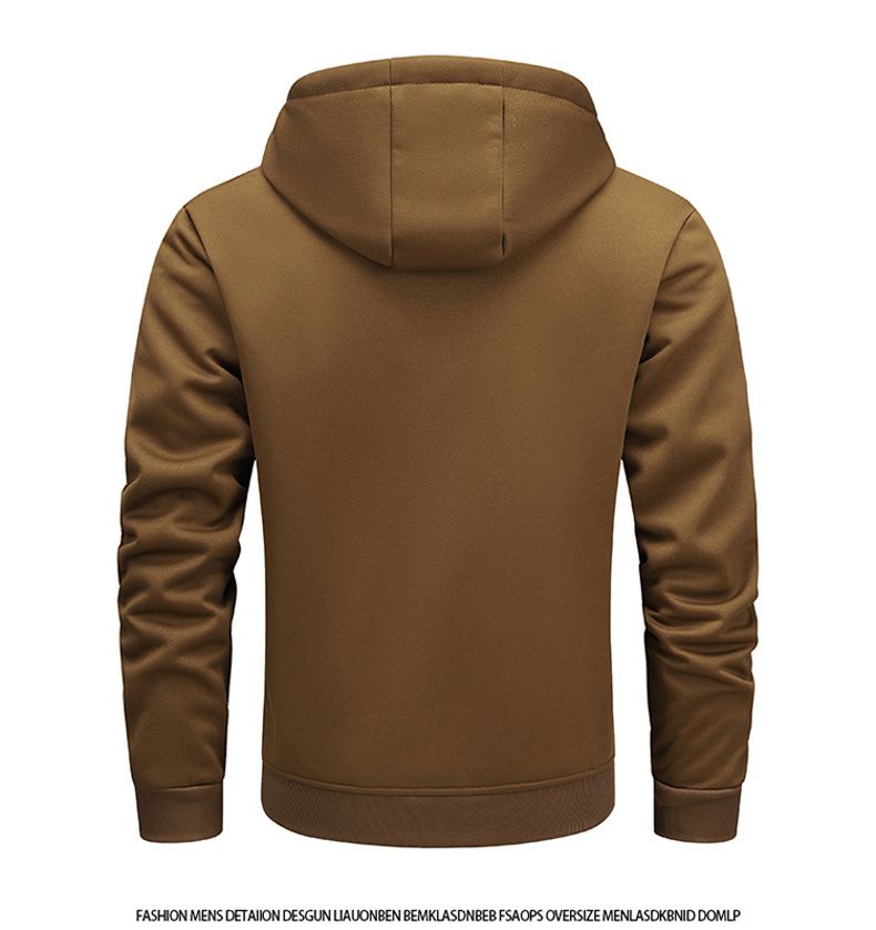 Übergroße Arbeitsjacke mit Fleecefutter für Herren – Verdickter Wintermantel mit mehreren Taschen, Streetwear-Stil_voghion.com