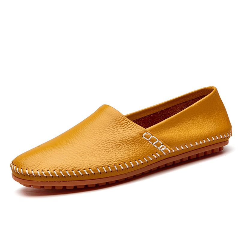 Men's Driving Moccasins Slip-On Loafers - Lightweight Breathable Casual Shoes With Rubber Sole, Comfortable For Daily Wear_voghion.com