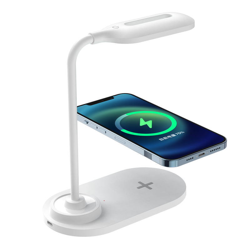 Nova lâmpada de mesa carregador sem fio pequena luz noturna presente carga rápida 15w proteção para os olhos lâmpada iluminação usb portátil_voghion.com