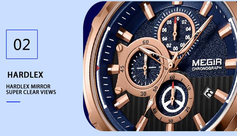 Sport Chronograph Silicone Strap Men Top Luxury Quartz Clock Waterproof Big Dial Wrist_voghion.com