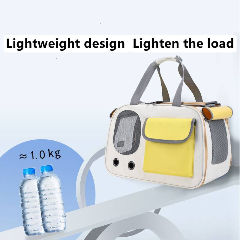Designer fashion new cat pet bag out portable handbag Breathable pet four seasons universal roller curtain bag_voghion.com