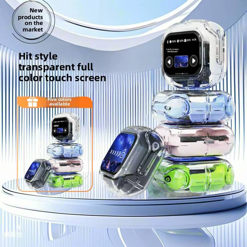Outdoor Sports In-ear Bluetooth Headset, LCD Touch Screen, Noise Canceling Call, Earbuds, Ultra-long Battery Life, High-definiti_voghion.com