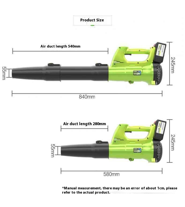Powerful Cordless Leaf Blower With Lithium Battery - 20V High-Speed Industrial-Grade Blower For Lawn, Garden & Yard Cleaning_voghion.com