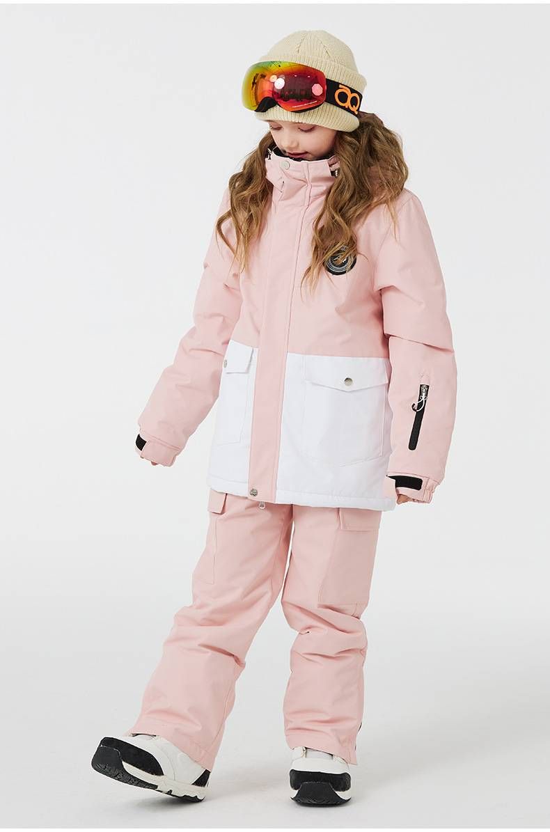 NOKO-New Children's Ski Suits, Boys' And Girls' Winter Outdoor Waterproof, Warm, And Thickened Ski Suits._voghion.com