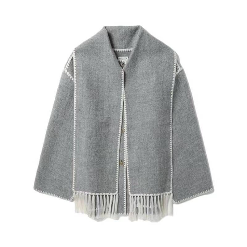 Damesmode Casual Losse Effen Kleur Tweedelige Set_voghion.com